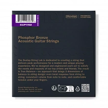 Dunlop DAP1152 Phosphor Bronze комплект струн, калибр 11-52 2