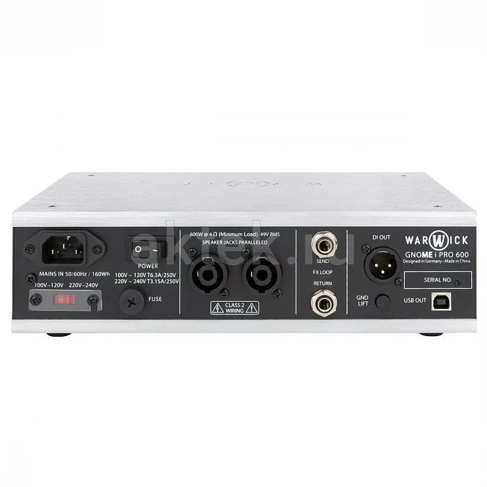 Warwick Gnome I Pro 600 басовый усилитель, 600 Вт, USB-интерфейс 4