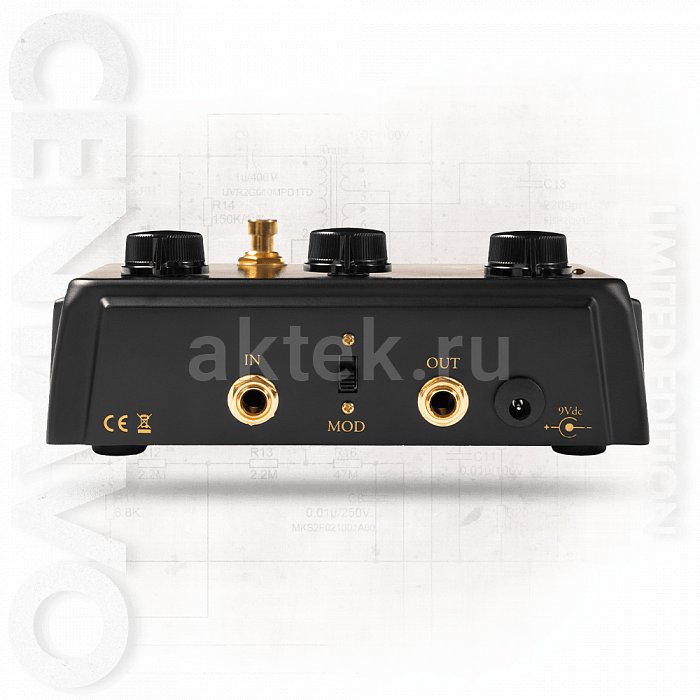 Гитарная педаль эффектов Warm Audio WA-CVB Centavo Black Out Overdrive Pedal 2