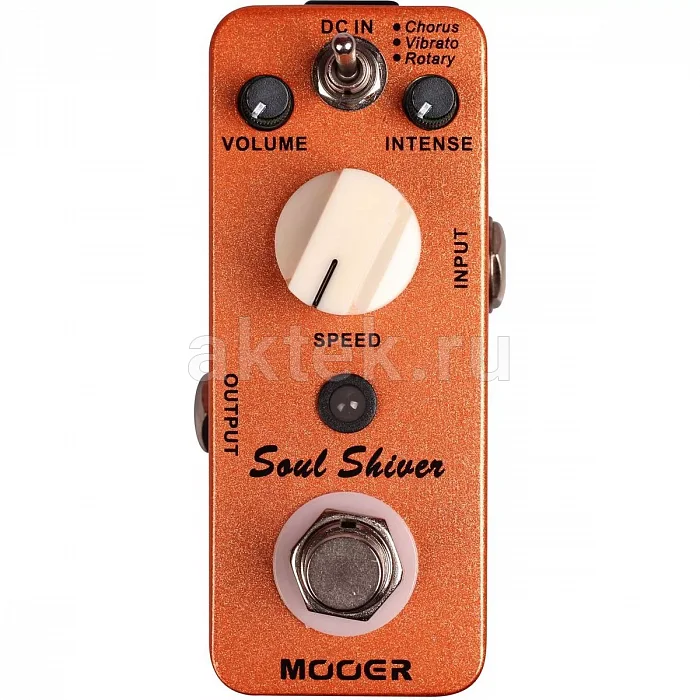 Mooer Soul Shiver педаль хоруса, вибрато и Rotary