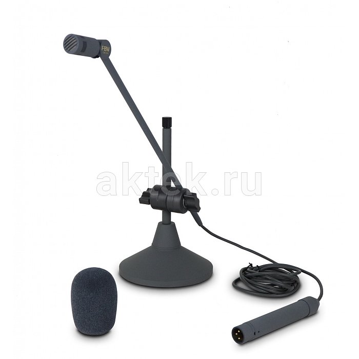 FBW CM-350 настольный конденсаторный конф. микрофон на утяжелённой