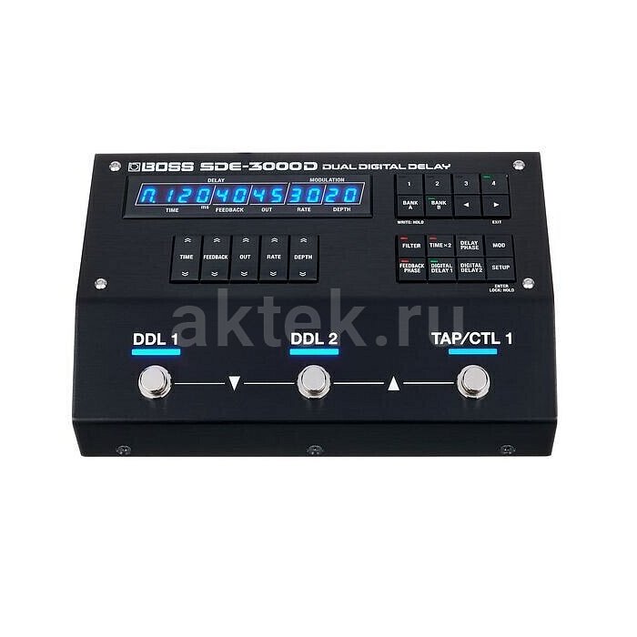Гитарная педаль дилея Boss SDE-3000 Dual Delay 15