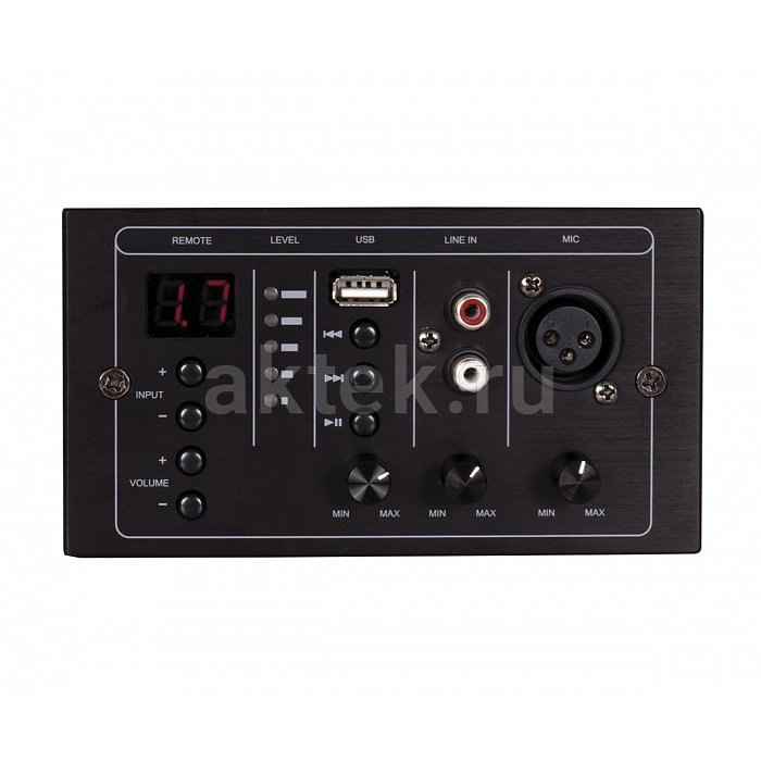 DSPPA MAG-808C панель управления трансляционной системой, дисплей LCD, XLR, USB