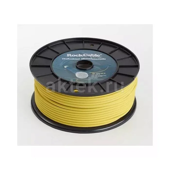 Rockcable RCL10303 D6 YE микрофонный кабель, бухта 100 м, цена/м