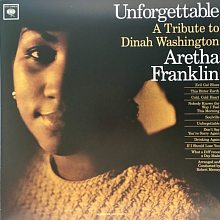 Виниловая пластинка ARETHA FRANKLIN - UNFORGETTABLE - TRIBUTE TO DINAH WASHINGTON BLACK VINYL 12"