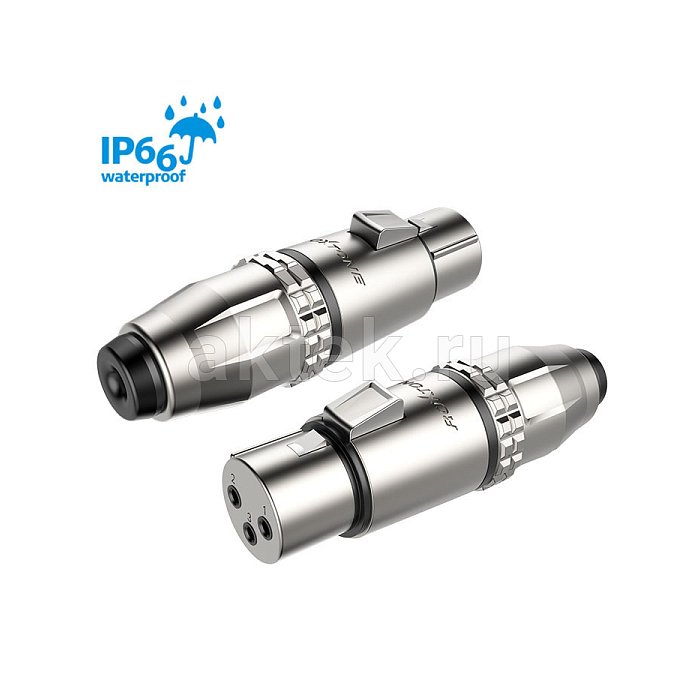 ROXTONE RX3FWP-NG разъём XLR, серебристый, гнездо, IP66 2