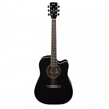 Cort AD880CE-BK электроакустическая гитара, корпус из махагони