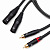 Кабель межблочный Radiotehnika Volna M02 2XLR-2RCA (male) 2 метра
