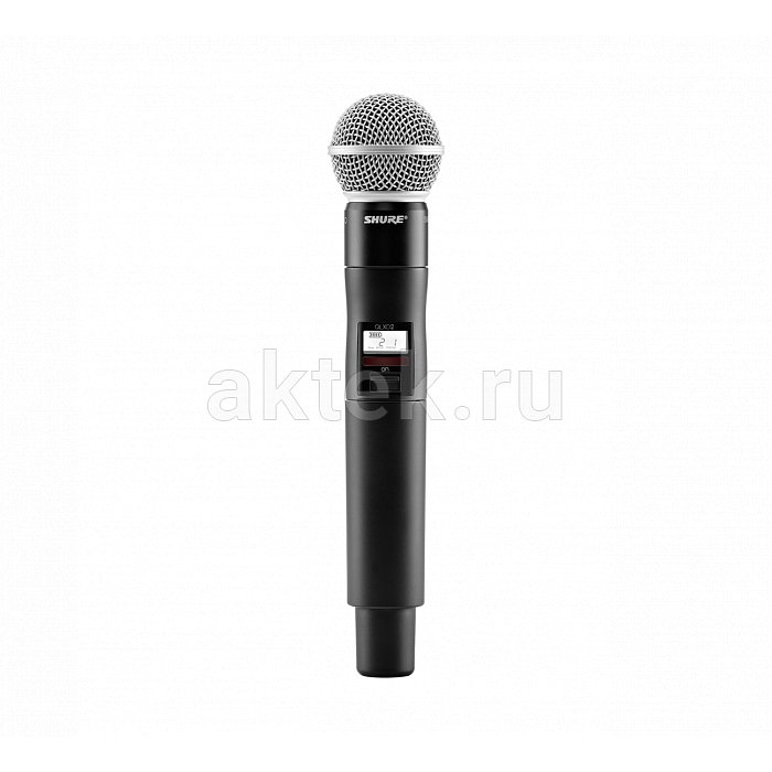 SHURE QLXD2/SM58 G51 ручной передатчик с капсюлем SM58, чёрный