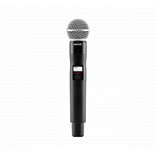 SHURE QLXD2/SM58 G51 ручной передатчик с капсюлем SM58, чёрный