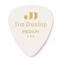Dunlop 483P01MD Celluloid White Medium 12Pack медиаторы, целлулоид, 12 шт