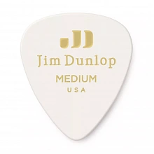 Dunlop 483P01MD Celluloid White Medium 12Pack медиаторы, целлулоид, 12 шт