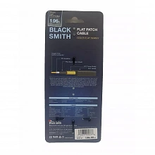 BlackSmith Patch Cable Gold Flat 1.96ft инструментальный кабель, плетёный экран 2 BlackSmith Patch Cable Gold Flat 1.96ft инструментальный кабель, плетёный экран 2