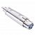 Adam Hall 7868 Silver адаптер XLR-F–RCA-mono-M