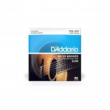D'Addario EJ36 струны для 12-струнной акустической гитары, 10-47