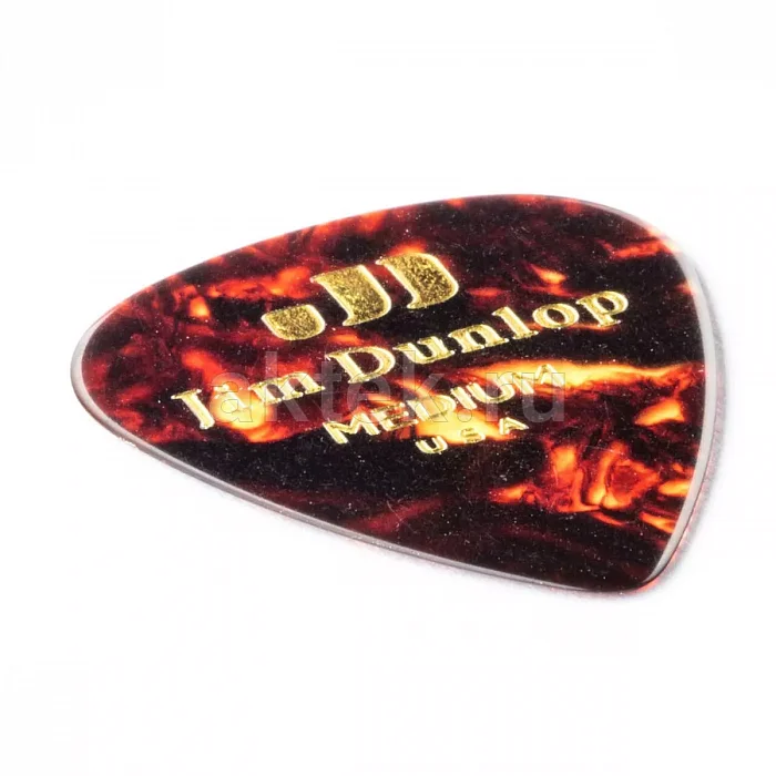 Dunlop 483P05MD Celluloid Shell Medium 12Pack медиаторы, целлулоид, 12 шт 2