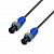 Adam Hall K5 S215 SS 0100 Black Speakon-кабель 2p–2p 1м