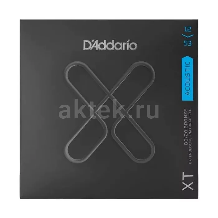 D'Addario XTABR1253 комплект струн акустической гитары, 12–53