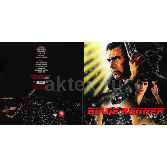 Виниловая пластинка VANGELIS - BLADE RUNNER OST 180 GRAM BLACK VINYL 12" 3