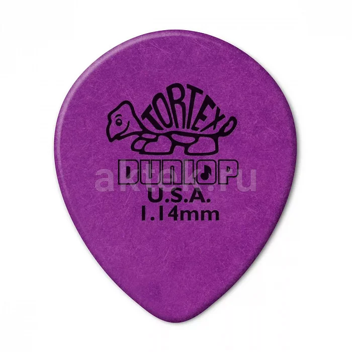 Dunlop 413R114 Tortex Teardrop 72Pack медиаторы, 72 шт