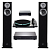 Комплект проигрывателя винила Rega System 3.5 Black