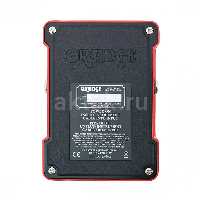 Orange Two Stroke педаль бустера и двухполосного эквалайзера 5