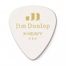 Dunlop 483P01XH Celluloid White Extra Heavy медиаторы, целлулоид, 12 шт