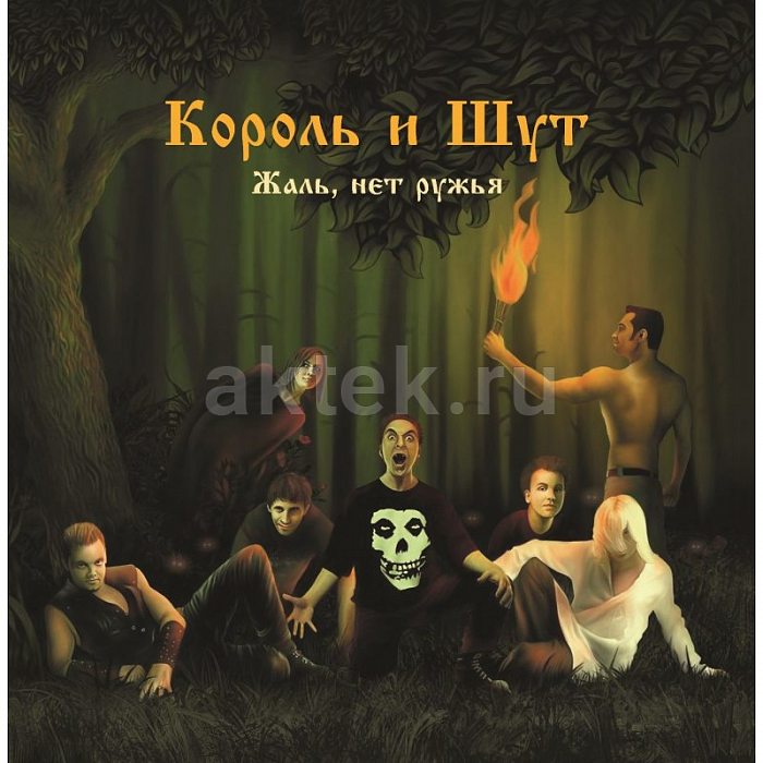 Виниловая пластинка КОРОЛЬ И ШУТ - ЖАЛЬ, НЕТ РУЖЬЯ 180 GRAM BLACK VINYL 12"