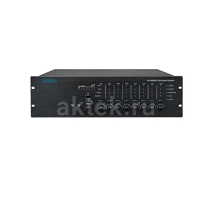DSPPA PAVA-8500E блок расширения трансляционной системы, 8 зон, 3U