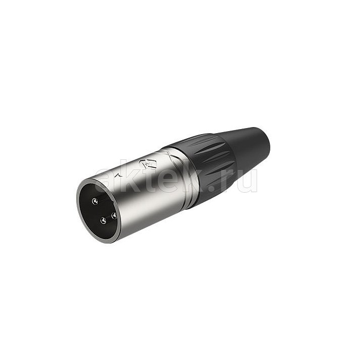 ROXTONE RX3MP-NT/50 разъём XLR, серебристый, штекер