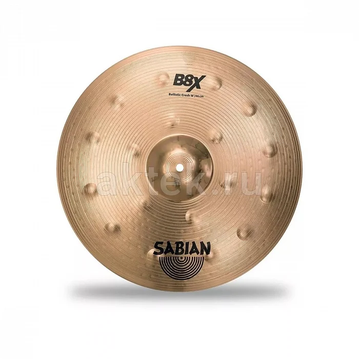 Sabian 18" B8X Ballistic Crash крэш-тарелка из бронзы B8 2