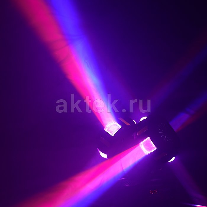 Светодиодная вращающаяся голова с лазером SkyDisco Spin 16 LED RGB 2