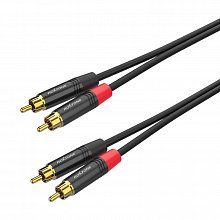 ROXTONE PACC130/2 аудиокабель RCA–RCA, 2 м, 2×1×0,22 мм²