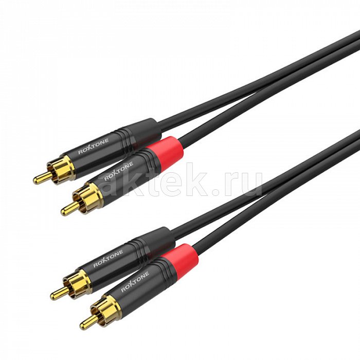 ROXTONE PACC130/2 аудиокабель RCA–RCA, 2 м, 2×1×0,22 мм²
