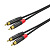 ROXTONE PACC130/2 аудиокабель RCA–RCA, 2 м, 2×1×0,22 мм²