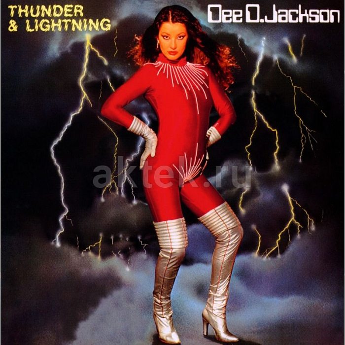 Виниловая пластинка DEE D. JACKSON - THUNDER AND LIGHTNING (1980/2022) BLACK VINYL 12"