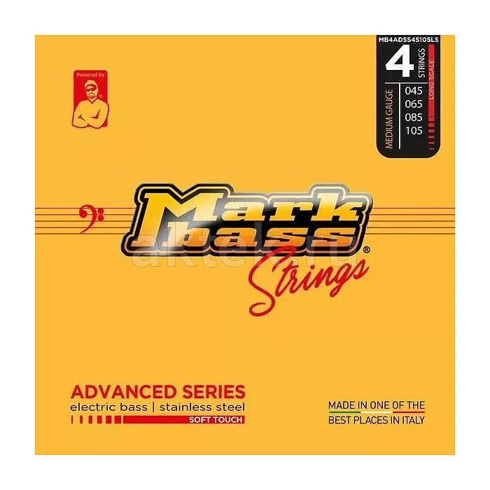 Markbass Advanced Series MB4ADSS45105LS комплект струн, 4 струны, калибр 45-105