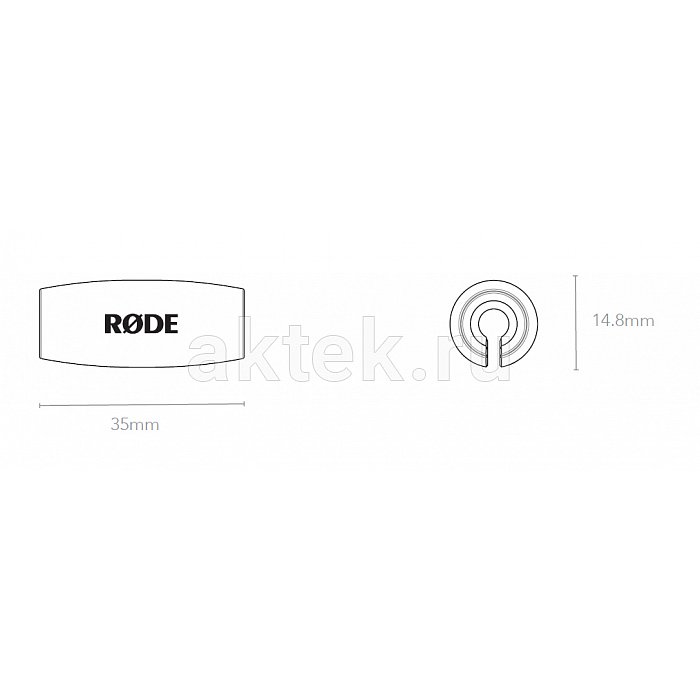 RODE MicDrop утяжелитель для разъёма mini-Jack петличных микрофонов 4
