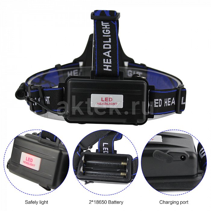Налобный фонарь Headlamp NICEDEVICE ND-1400 12