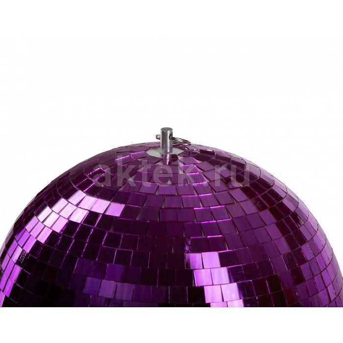 Зеркальный шар диаметр 25 см фиолетовый 2