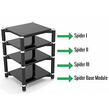 NorStone Spider 1 Black стойка для Hi-Fi аппаратуры 2