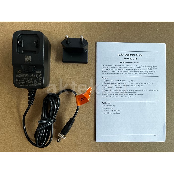 Digis EX-EL120-USB комплект передатчика и приёмника, 4K, 120 м 2