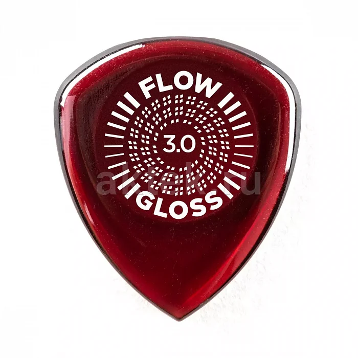 Dunlop 550P300 Flow Gloss 3Pack медиаторы, ultex, 3 мм