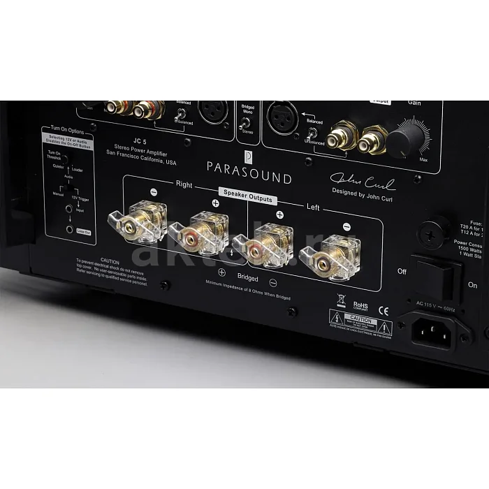 Усилитель мощности Parasound JC5 black 4