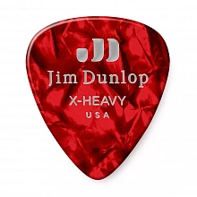 Dunlop 483P09XH Celluloid Red Pearloid Extra медиаторы, целлулоид, extra heavy