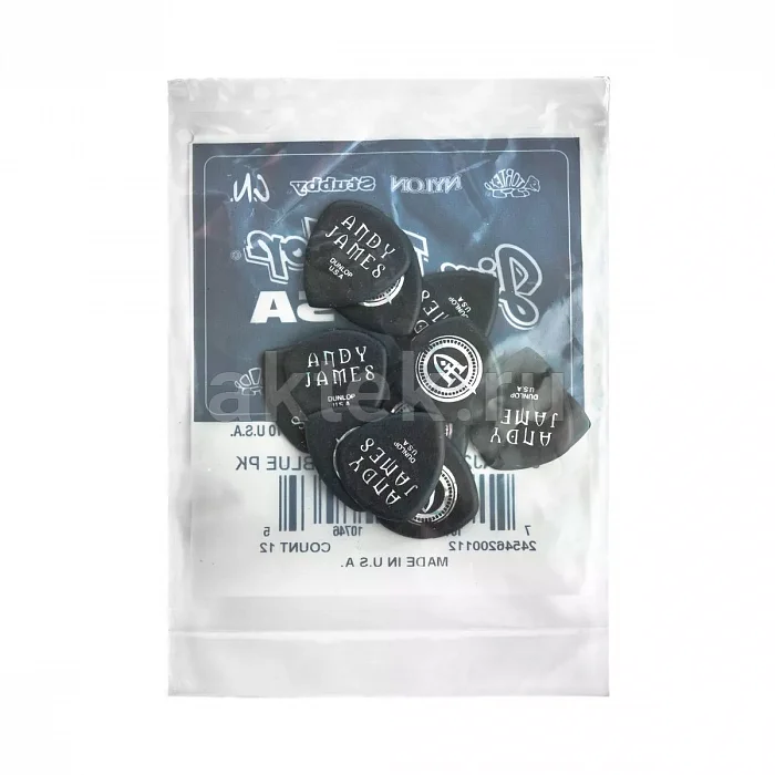 Dunlop 546RAJ200 Andy James Flow Jumbo медиаторы, ultex, 2 мм 3