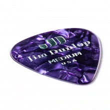 Dunlop 483P13MD Celluloid Purple Pearloid Medium медиаторы, целлулоид, 12 шт 2