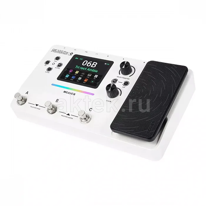 Mooer GE100 Pro гитарный процессор, 200 эффектов, 110 усилителей, AI-EQ 5