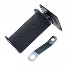 K&M 16310-000-55 (16310-022-55) настенный держатель четырёх наушников, стальной, чёрный 3