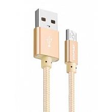 Кабель Micro USB AWEI CL-10 30cm золото